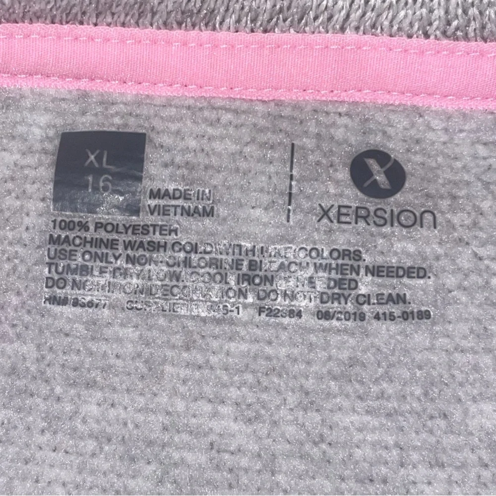 XERSION Girl's Light Grey Sweatshirt Size XL 16